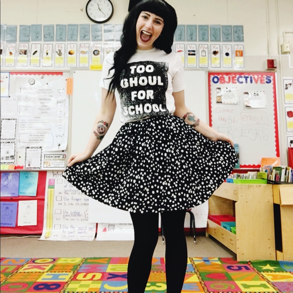 Too Ghoul for School T-shirt